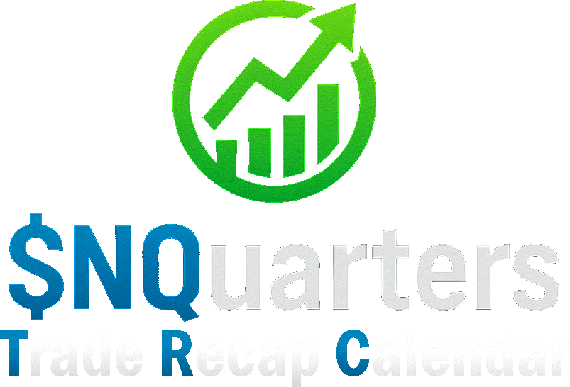 NQuarters Trade Recap Calendar